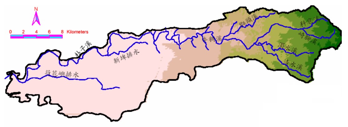 朴子溪流域概況